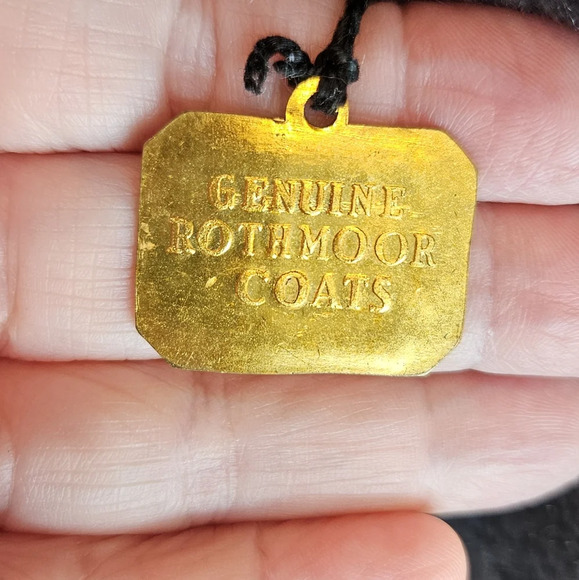 Vintage Rothmoor Gold & Co Gray Faux Fur Coat Open Front Bell Sleeves Women's - Picture 7 of 13